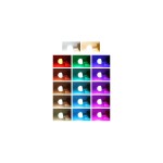 RGB okos LED izzó, E27 foglalattal